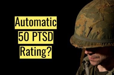 Automatic 50 PTSD Rating