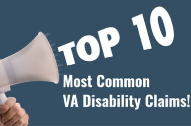 Most Common VA Disability Claims