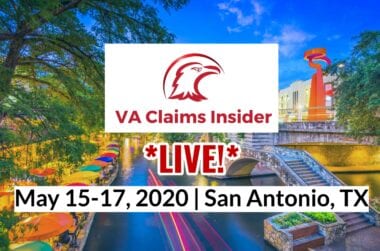 VA Claims Insider LIVE 2020 image