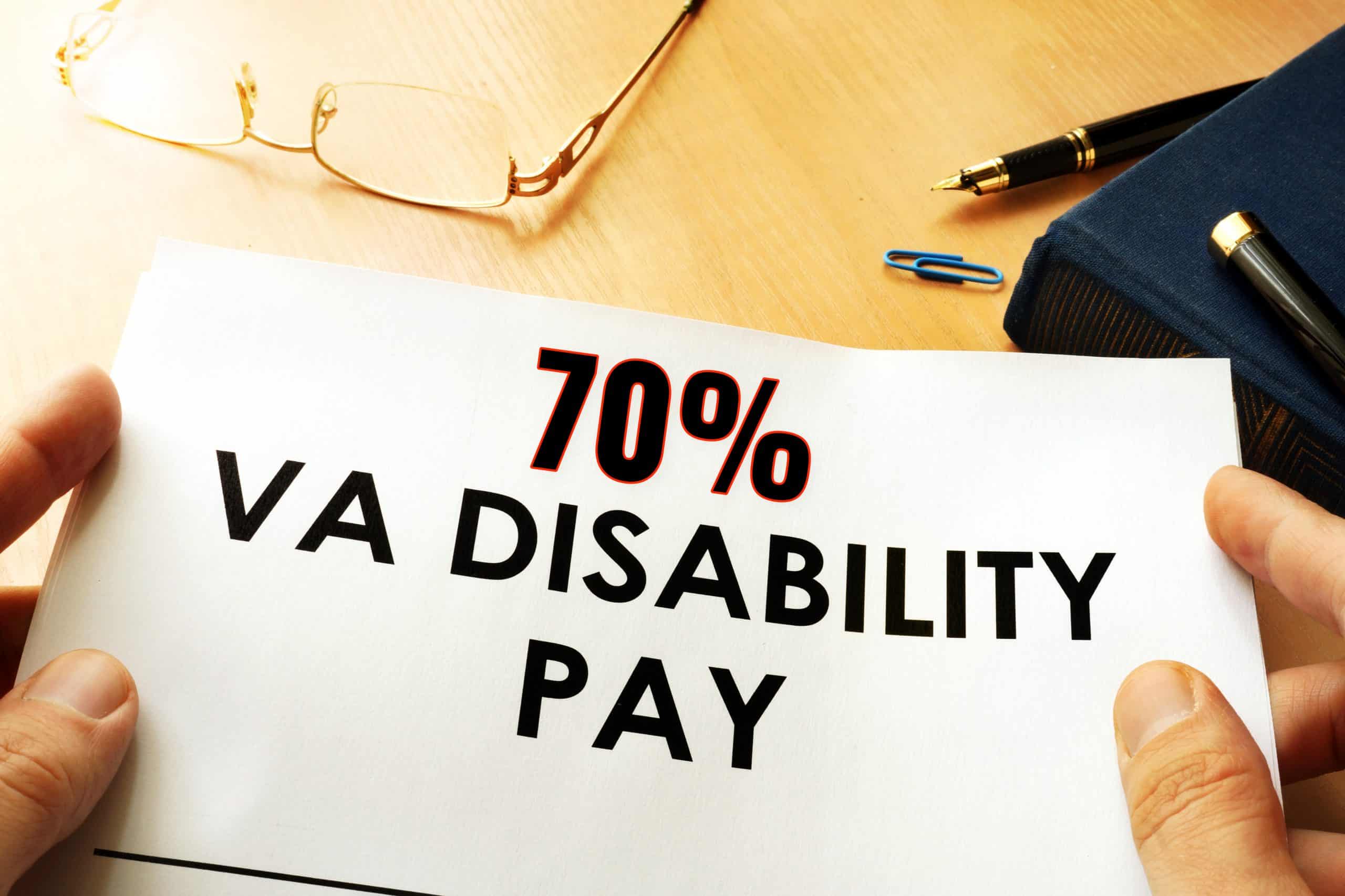 70 Percent Va Disability Benefits 2024 Dianne Kerrie