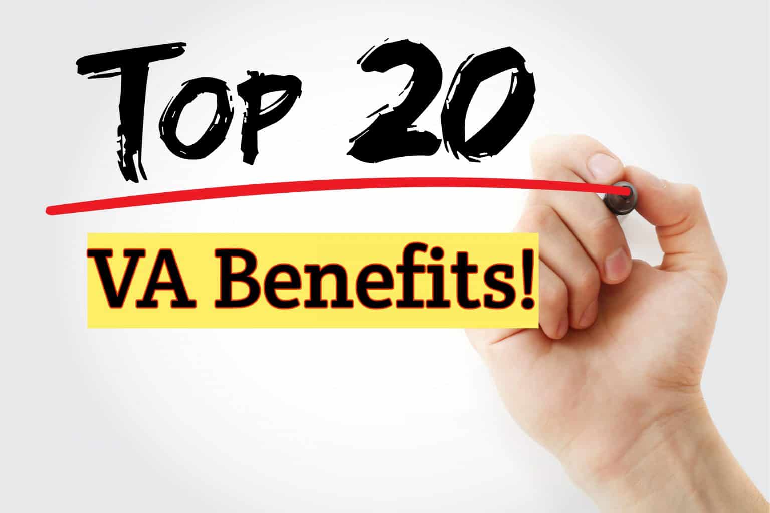 Top 20 VA Benefits for Veterans with 80 VA Disability