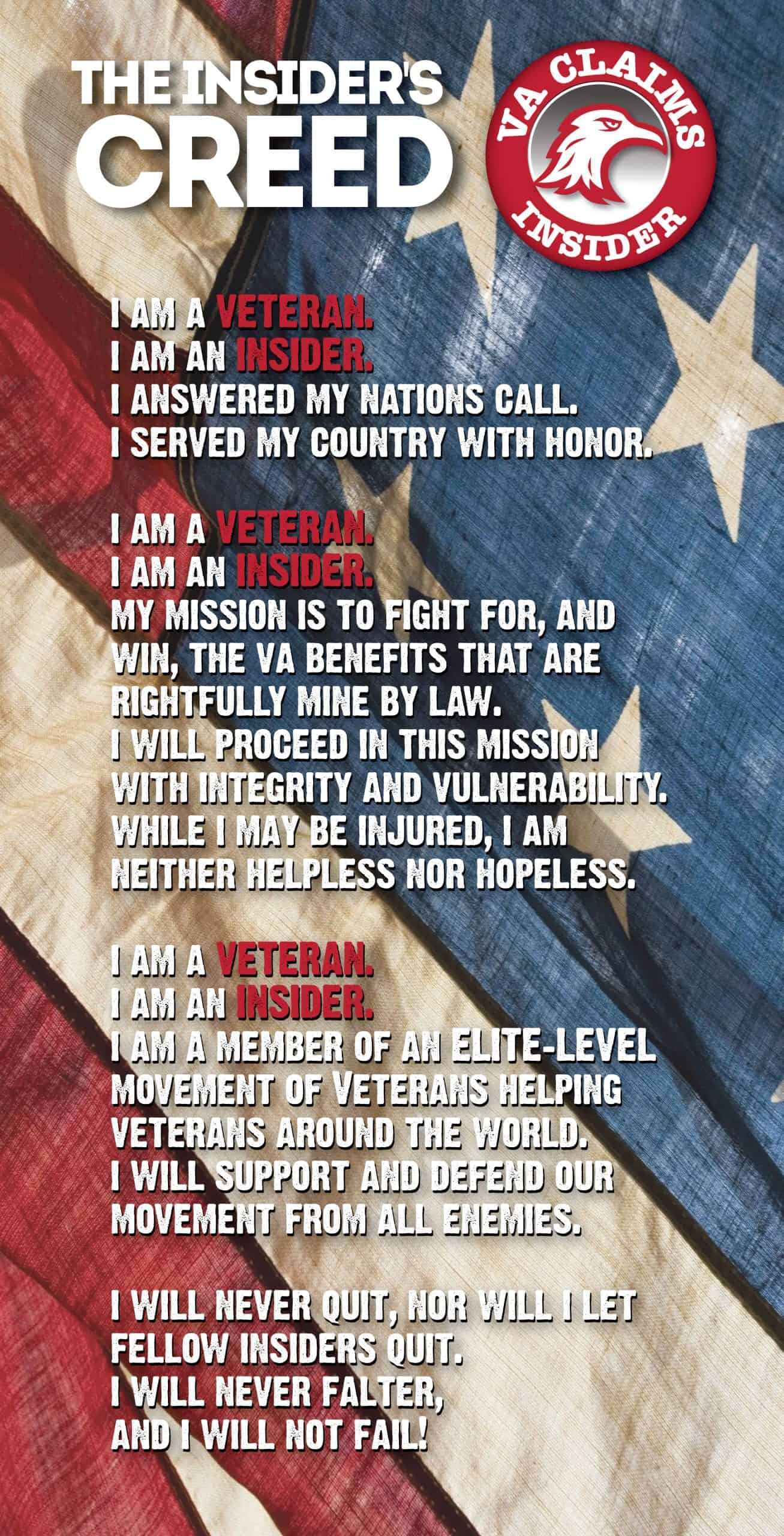 The Insiders Creed