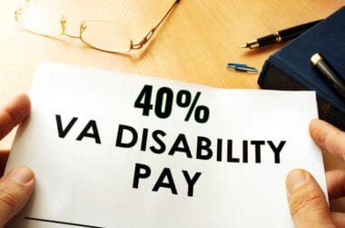 40 VA Disability scaled