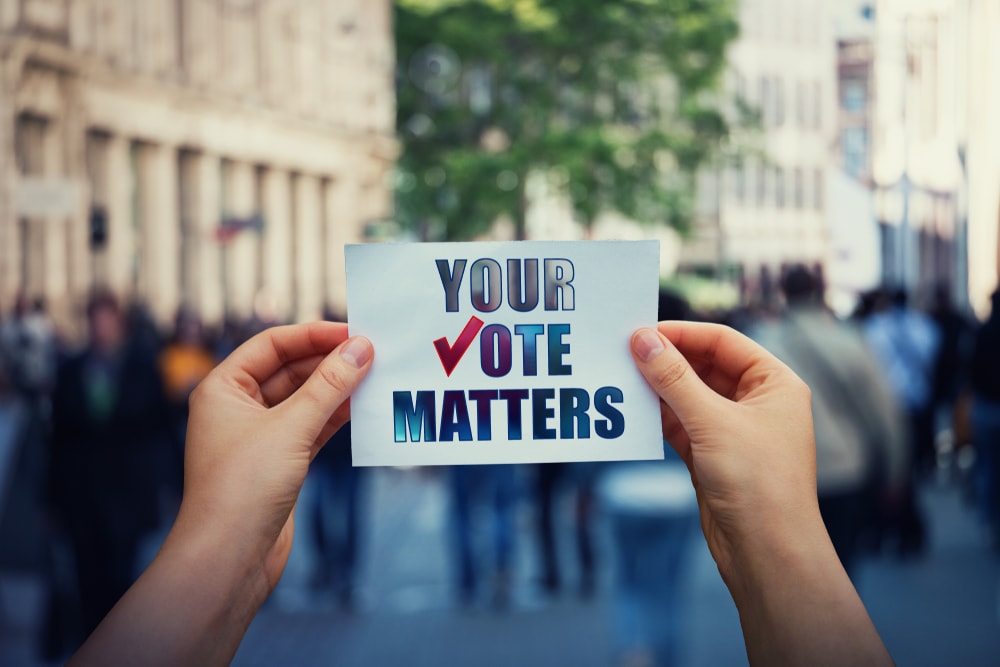 Whether you vote in person or use mail-in votes, your vote matters.