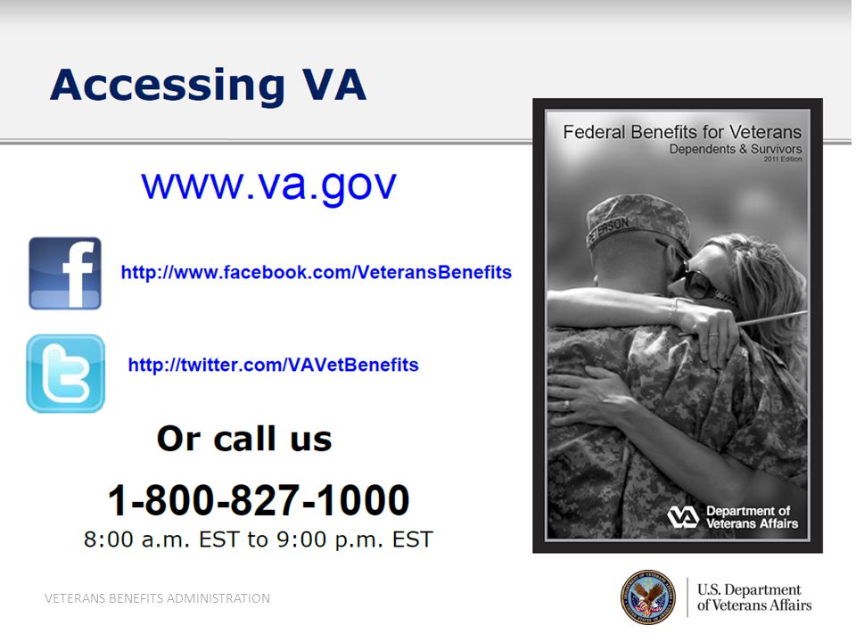 VA Benefits Phone Number 1.800.827.1000