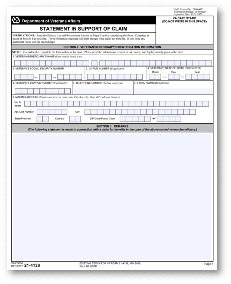 va-statement-in-support-of-claim-example-4-step-process