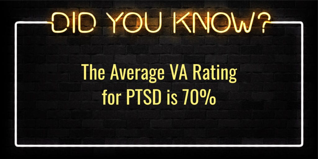 VA PTSD Increase from 50 to 70