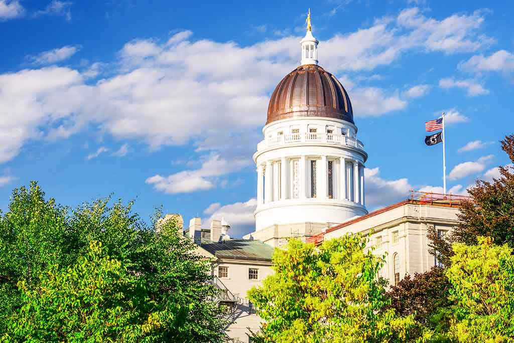 Maine capitol building.