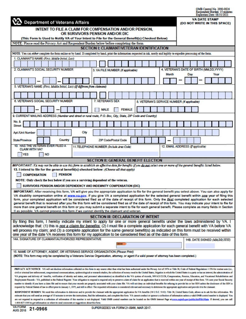 VA Intent to File – Your Top 5 Questions Answered