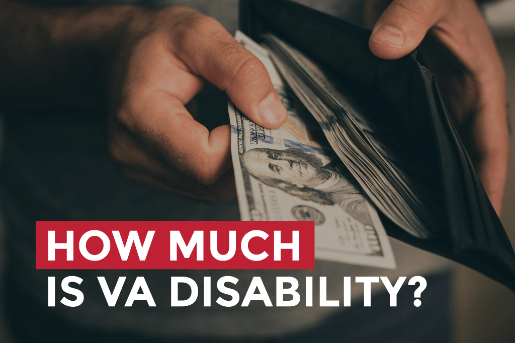 how much is va disability