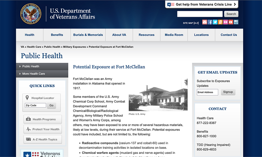 Top 8 Questions about Fort McClellan Toxic Exposure