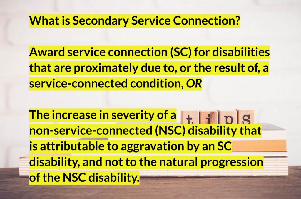 How to Increase VA Disability with Secondary Service Connection