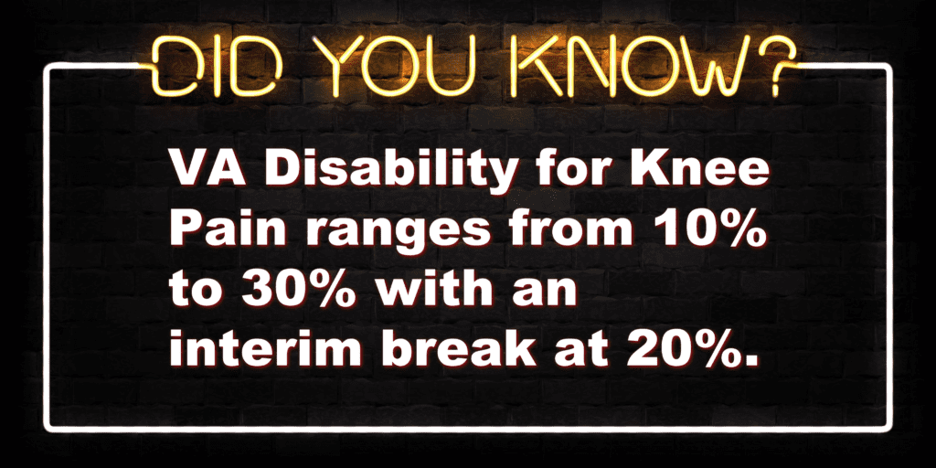 VA Rating for Knee Pain