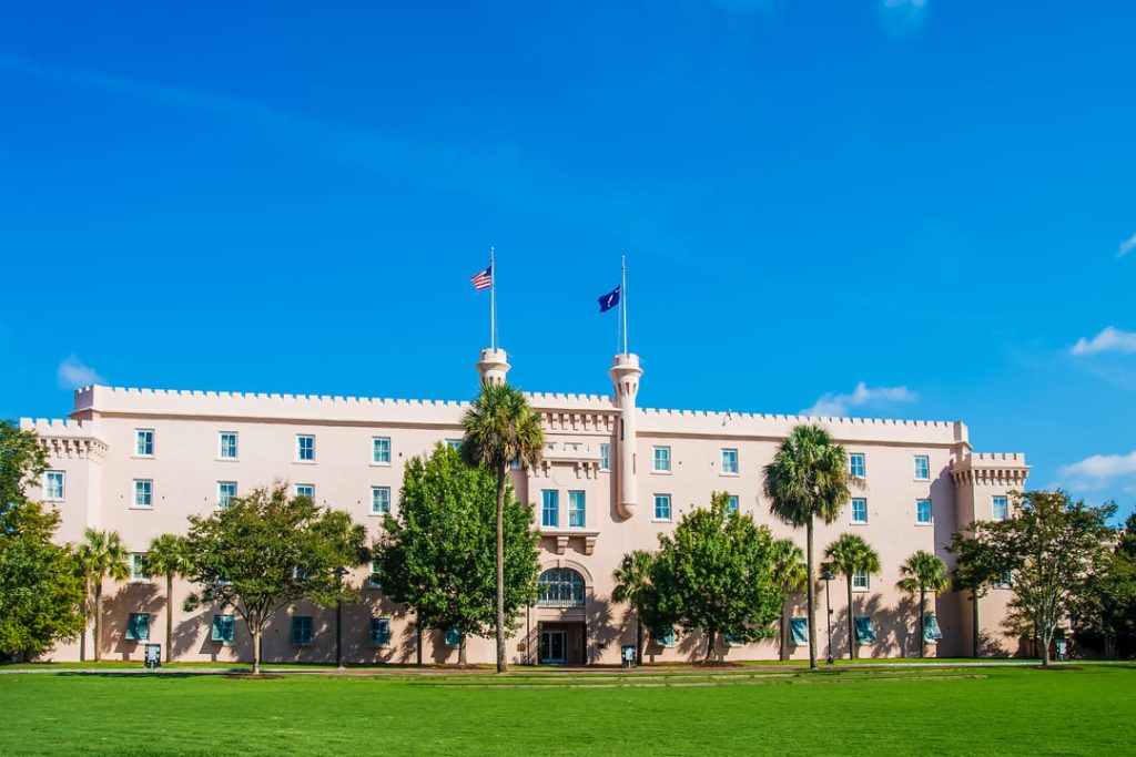 The Citadel in South Carolina.