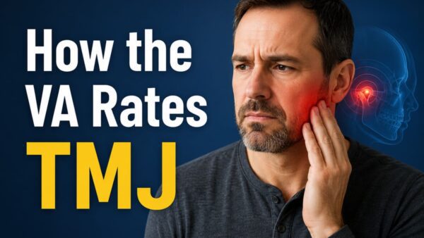TMJ VA Rating