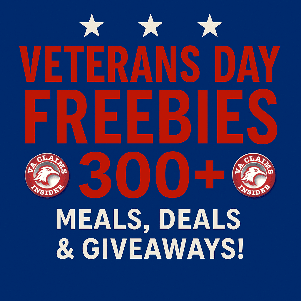 VETERANS DAY FREEBIES, Free Meals, and More.