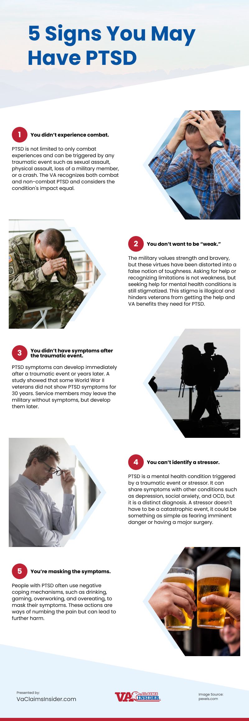 5 Signs You May Have PTSD Infographic