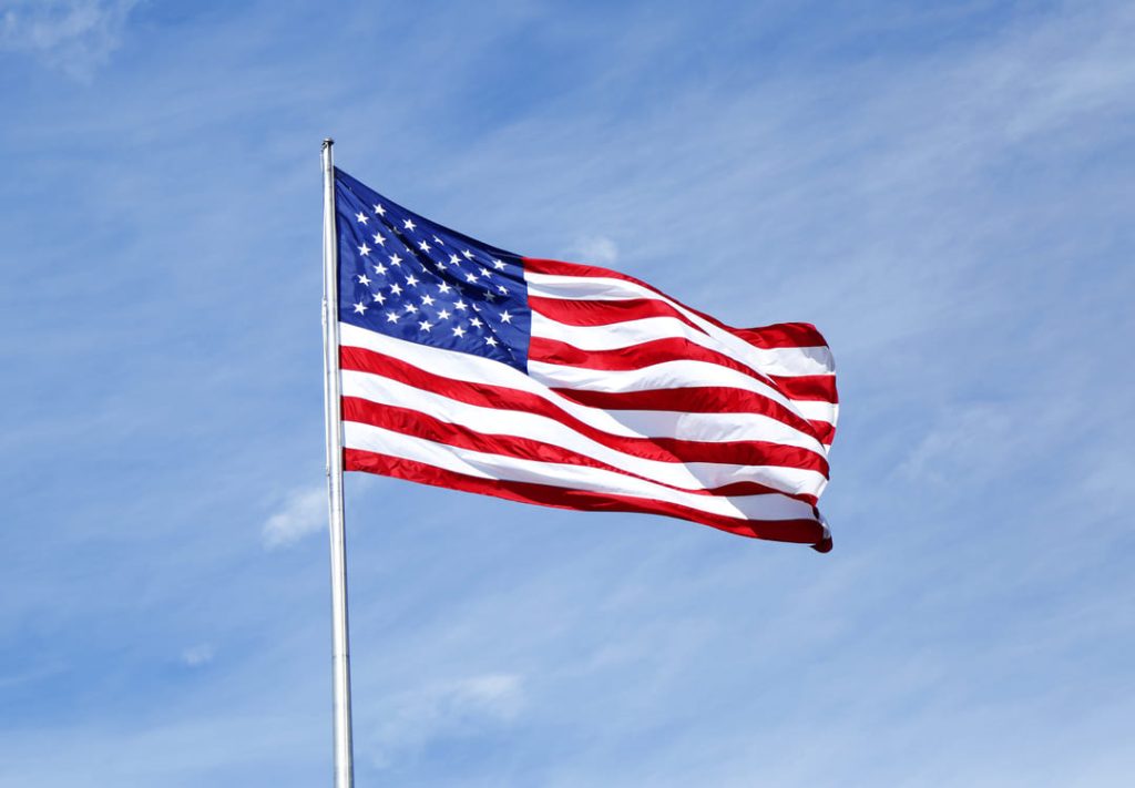 AMERICAN FLAG FLYING 3