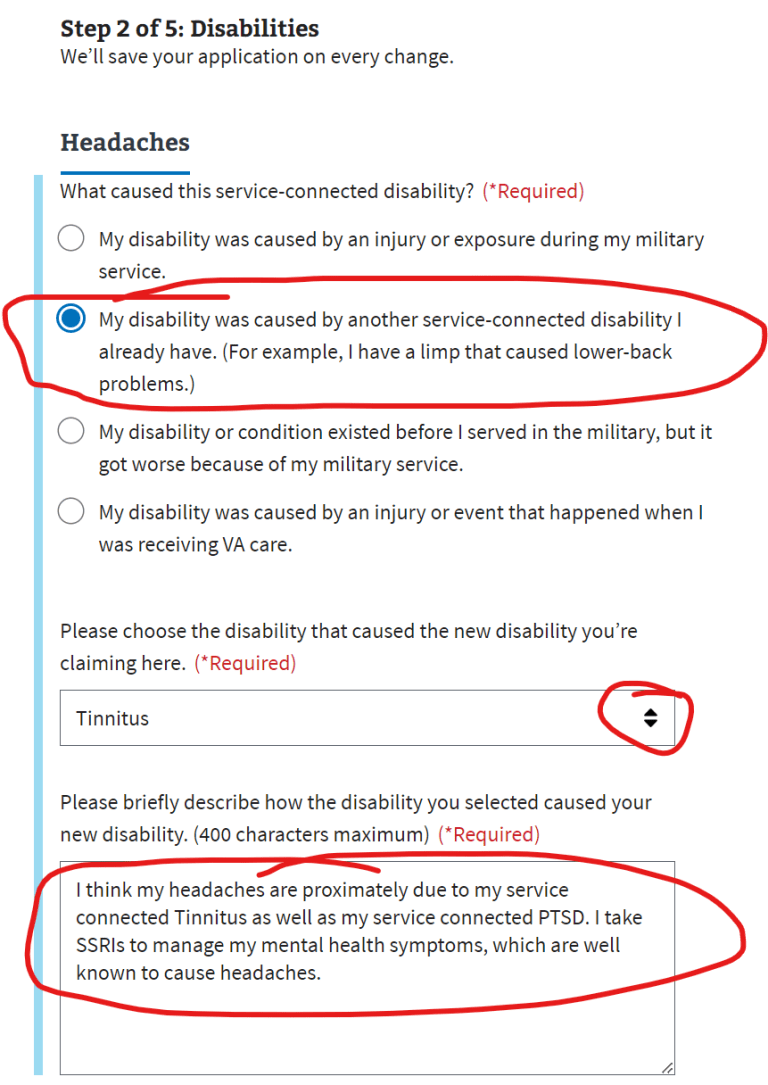 How to File a Secondary VA Claim Online (4Step Process)