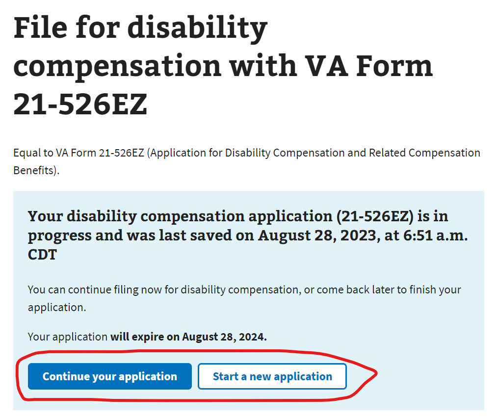 How to File a VA Disability Claim Online VA Form 21 526EZ