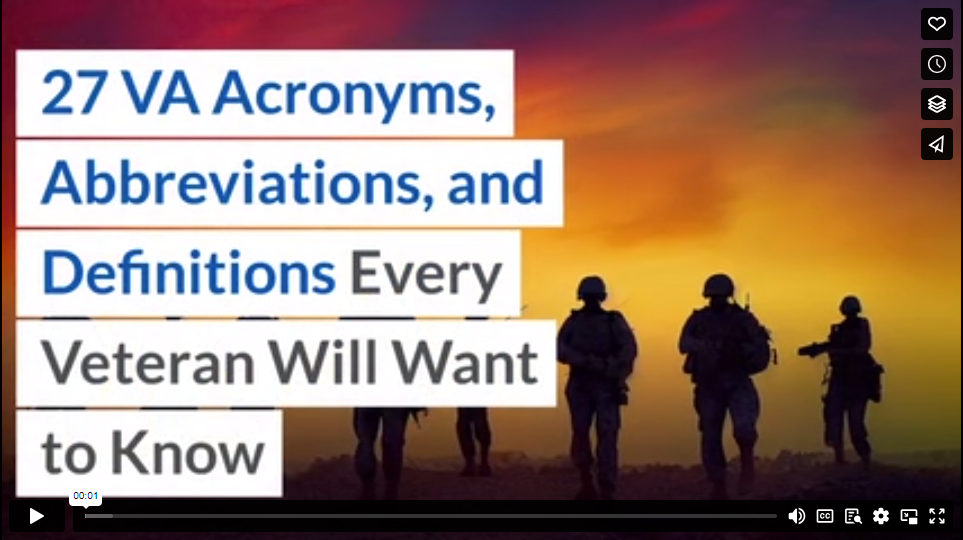 27 VA Acronyms, Abbreviations, and Definitions Every Veteran Will Want to Know