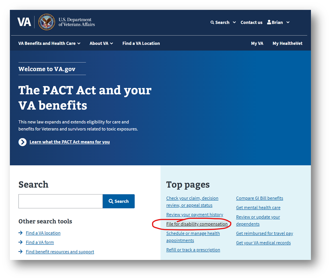 How to File a PACT Act Claim Online (23-Step Tutorial)