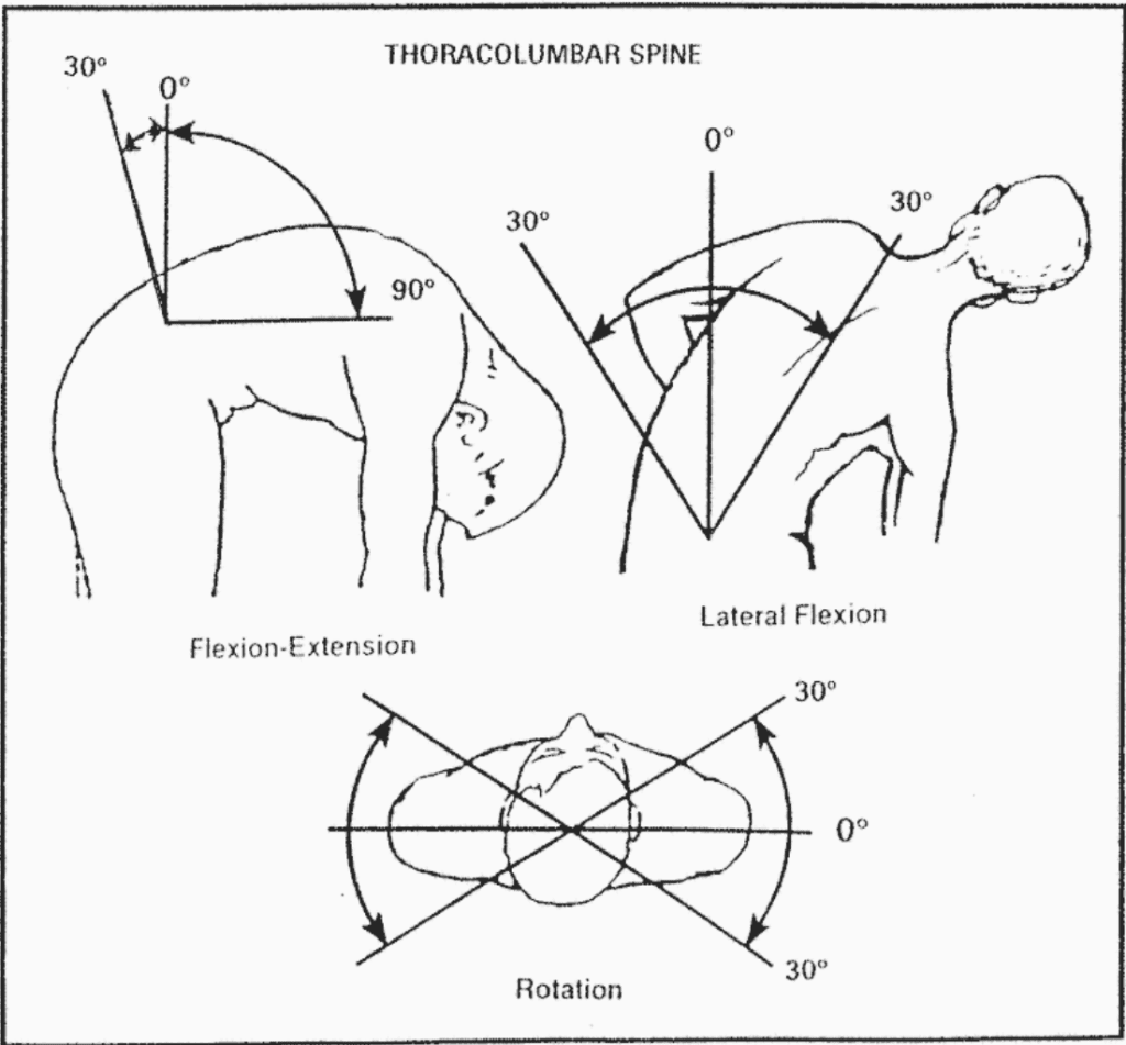 Thoracic Spine VA Rating Limitation of Range of Motion