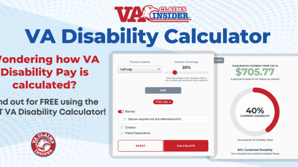 VA Claims Insider VA Disability Calculator Featured Image Evergreen