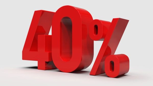 40 PERCENT VA DISABILITY.