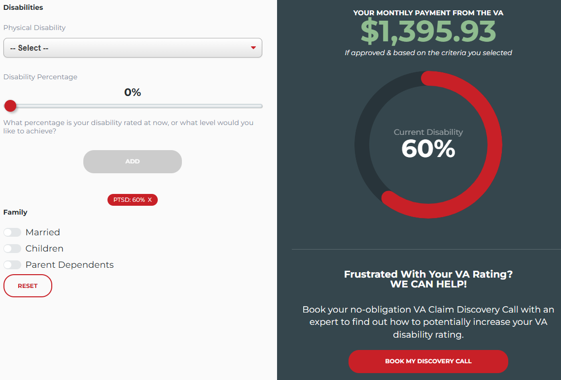 disability calc screenshot