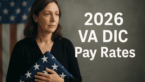 2026 VA DIC Pay Rates