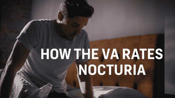 NOCTURIA VA RATING