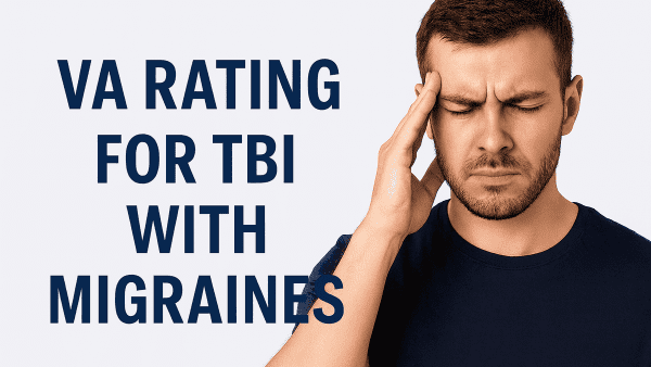 VA RATING FOR TBI WITH MIGRAINES.