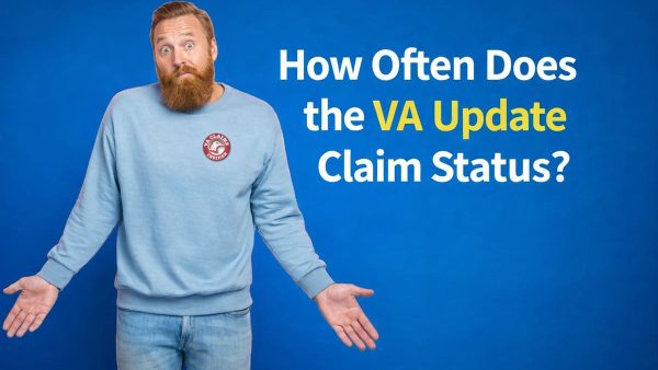How often does VA update claim status?