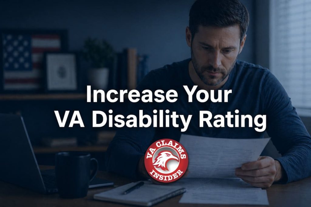 INCREASE VA DISABILITY RATING