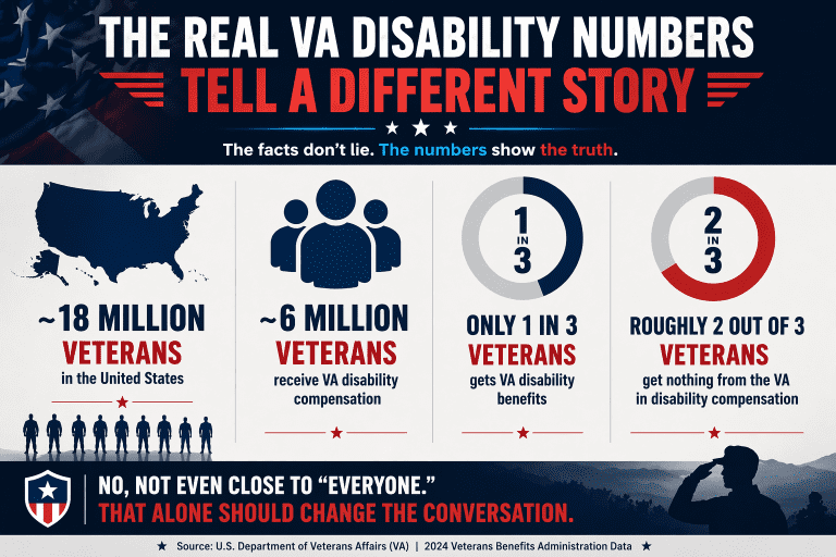 Numbers Disability 12 Million Veterans Get Nothing From the VA. 8 in 10 Who Are Rated ...