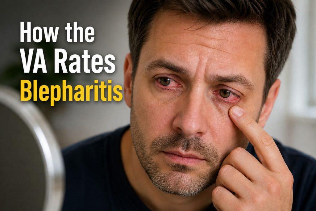 BLEPHARITIS VA RATING