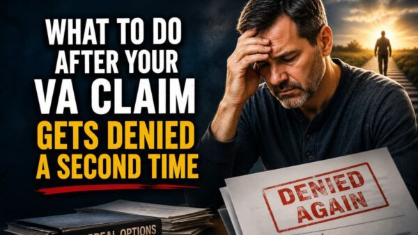 VA CLAIM DENIED A SECOND TIME