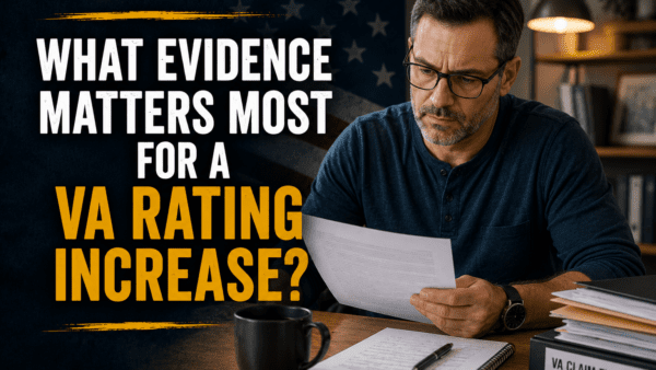 VA Rating Increase evidence