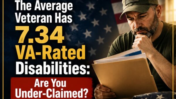 AVERAGE NUMBER OF VA DISABILITIES PER VETERAN