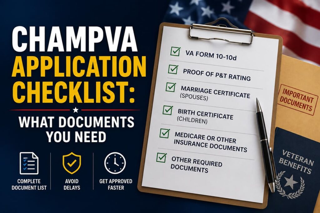 CHAMPVA APPLICATION CHECKLIST
