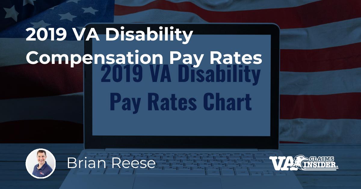 2019 VA Disability Compensation Pay Rates