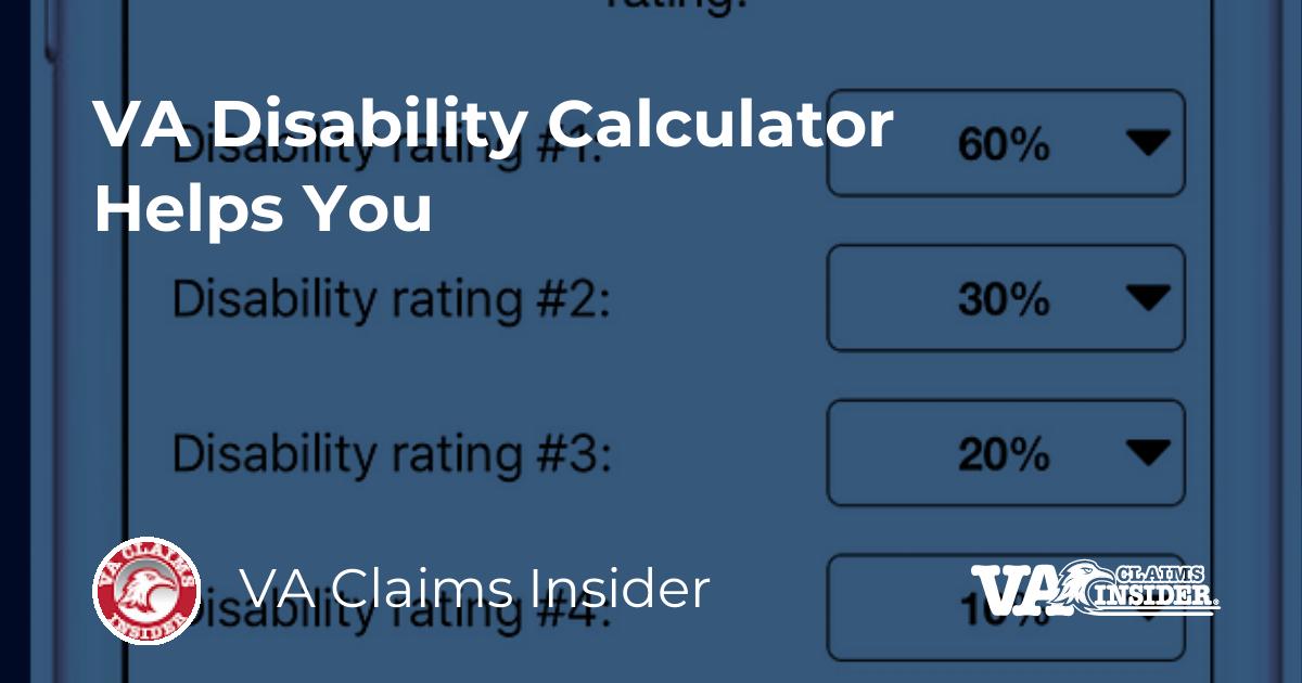 Va 2025 Disability Calculator Jake White