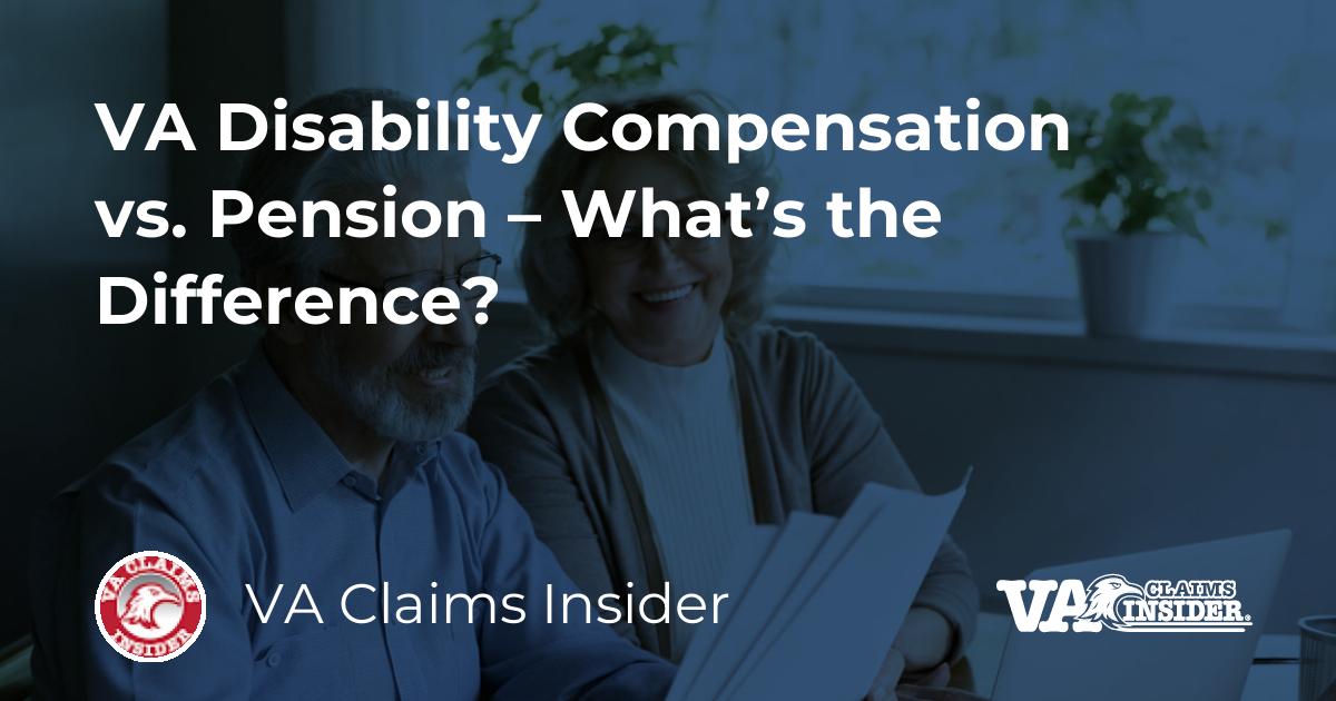 VA Disability Compensation vs. Pension - What's the Difference?