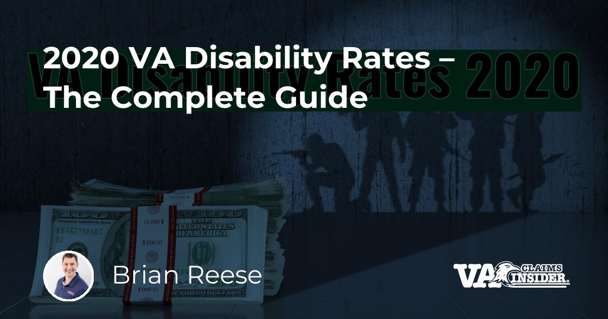 2020 VA Disability Rates - The Complete Guide