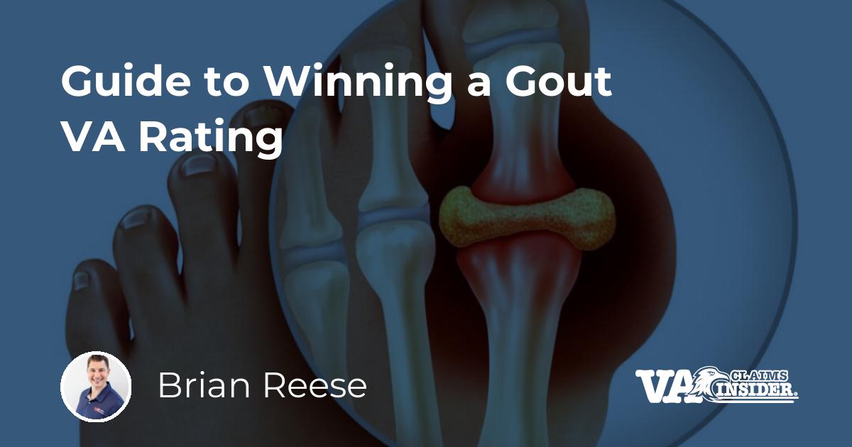 Guide to Winning a Gout VA Rating