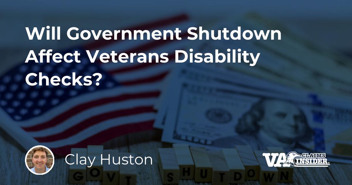 Will Government Shutdown Affect Veterans Disability Checks?