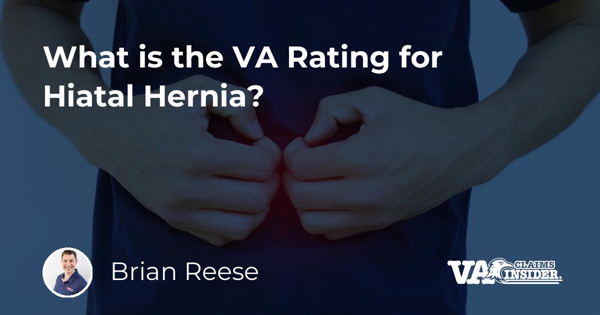 What Is The Va Rating For Hiatal Hernia 2925