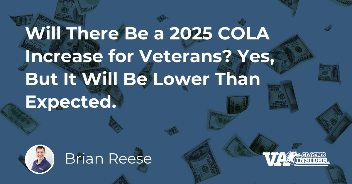 Will There Be a 2025 COLA Increase for Veterans?