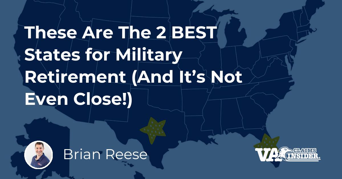 These Are The 2 BEST States For Military Retirement (And It's Not Even ...